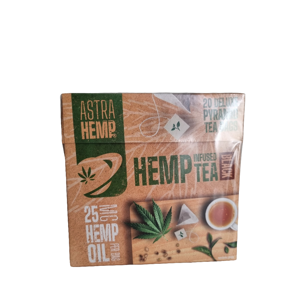 Thé noir en sachet 25mg CBD