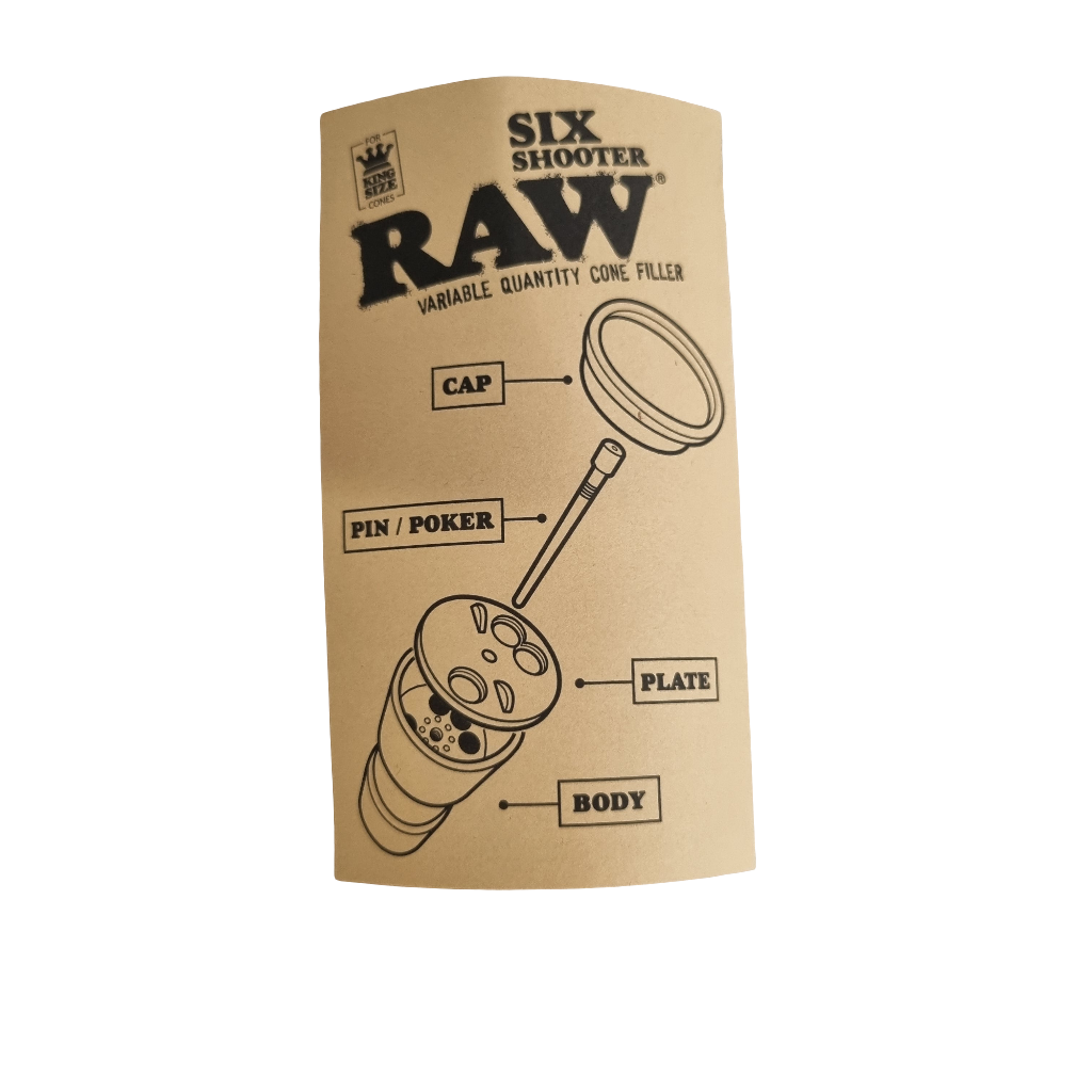 RAW CONE SIX SHOOTER - REMPLISSEUR DE CONE