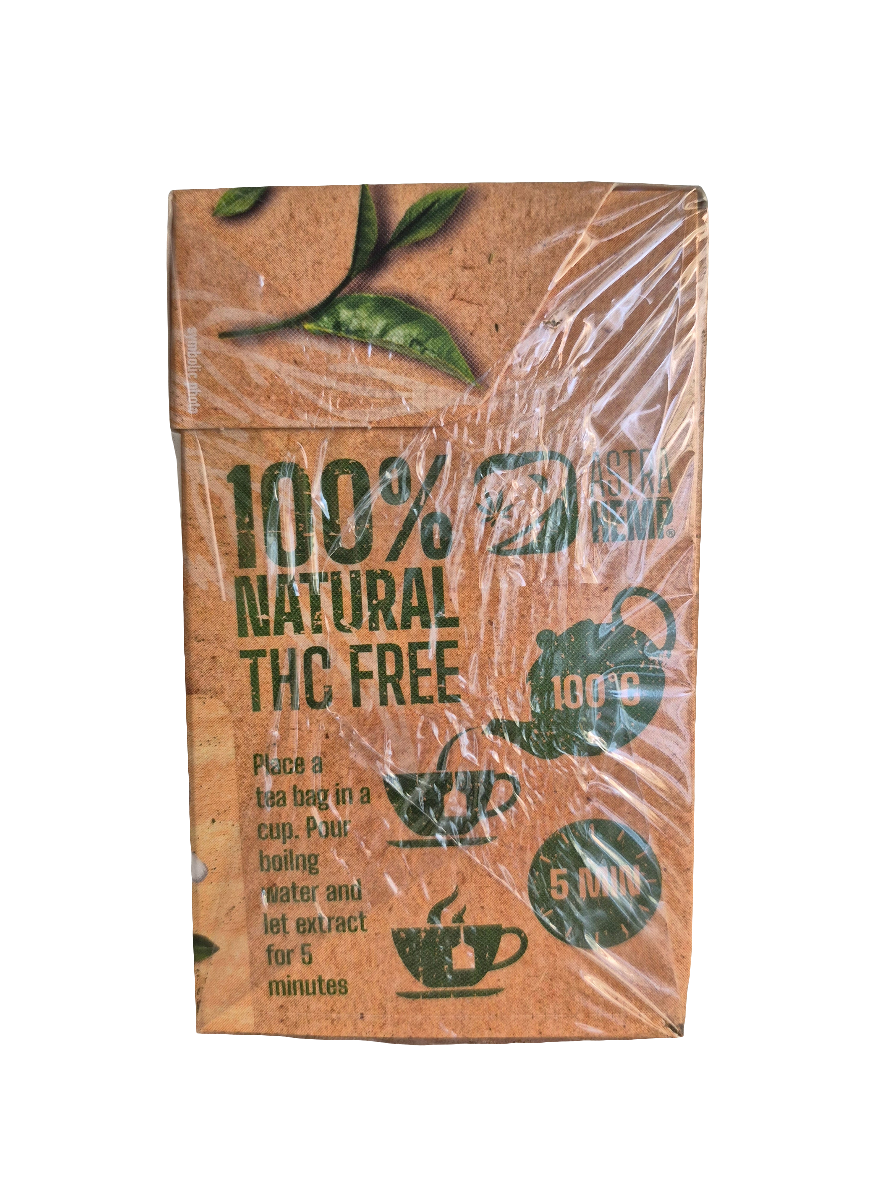 THÉ VERT EN SACHET 25MG CBD - Astra Hemp