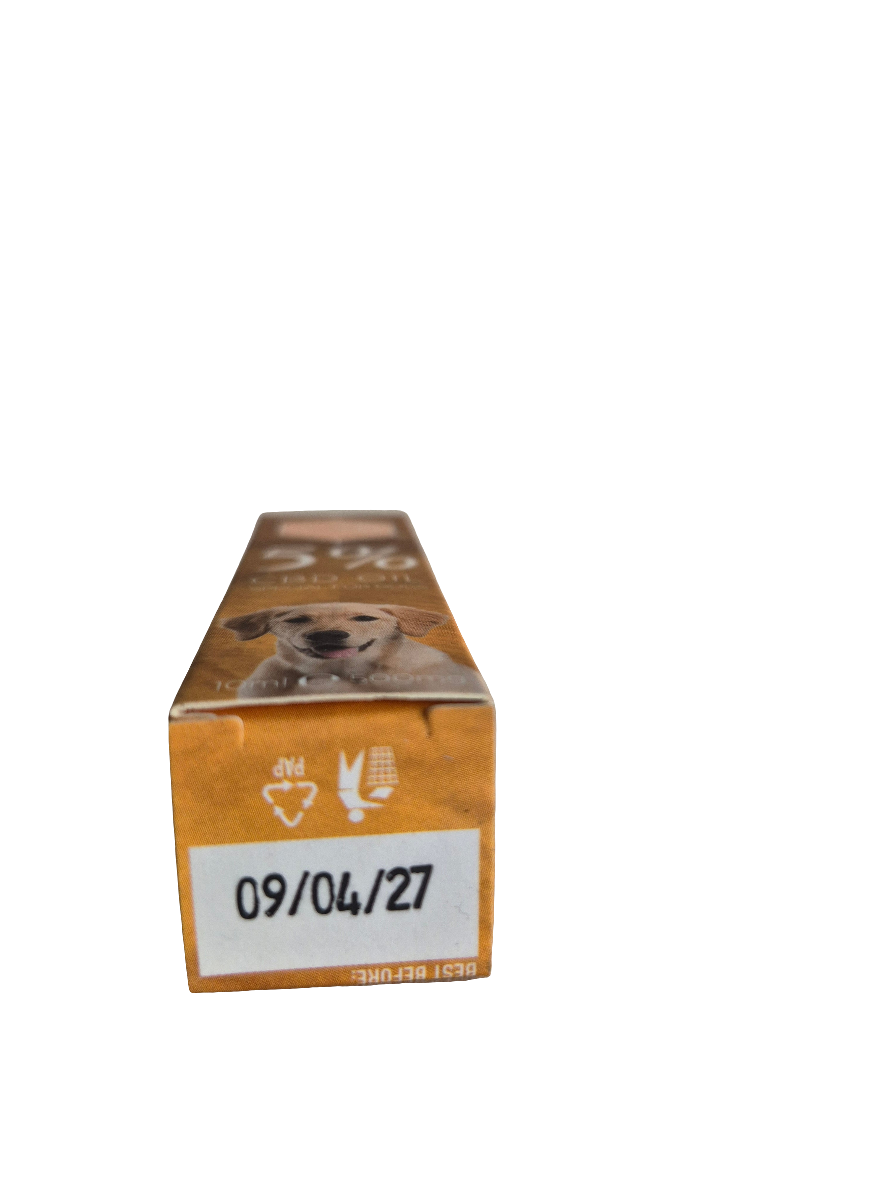 Huile CBD 5% - pour chien - 500mg CBD - MediCBD