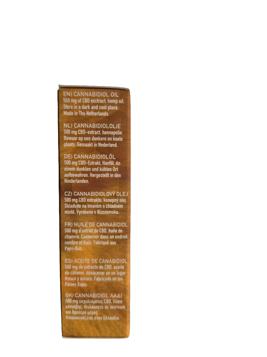 Huile CBD 5% - pour chien - 500mg CBD - MediCBD