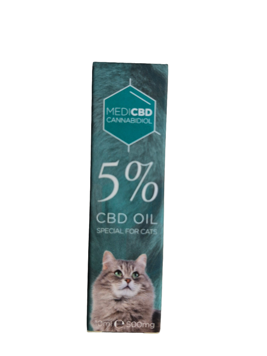 Huile CBD - chat - saumon - 5% - 10ml - Jack CBD - MediCBD- 500mg 