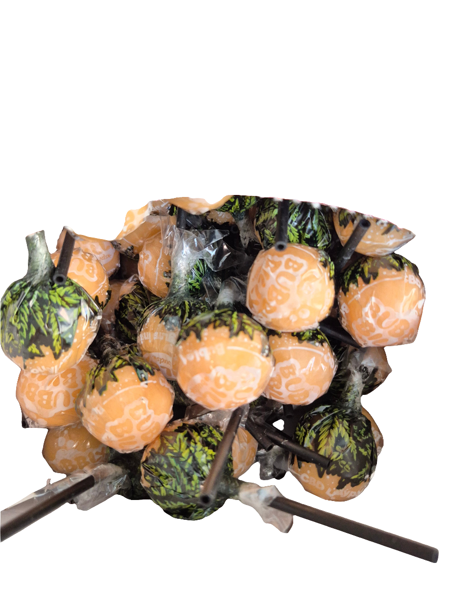 BUBBLY BILLY - SUCETTE AU CBD ET AU CHEWING-GUM" PÊCHE ACIDULÉE " 10mg CBD- 20% CBD