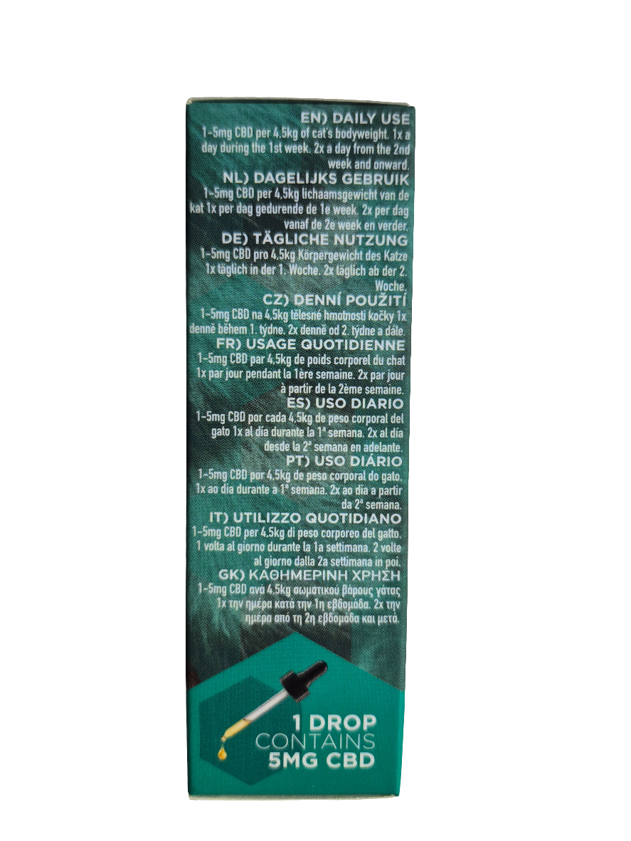 HUILE CBD SPÉCIAL CHAT - 10% - 3000MG - 30ml - MediCBD