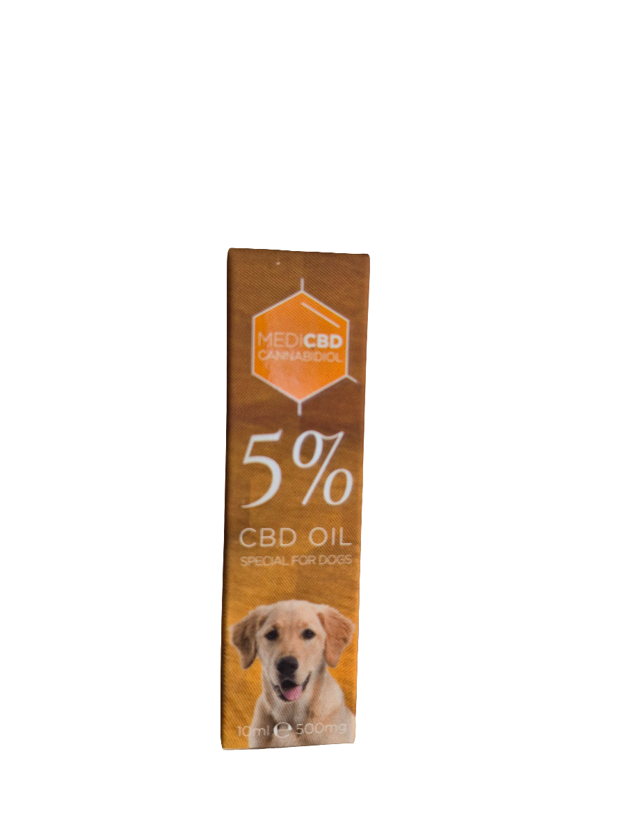Huile CBD 5% - pour chien - 500mg CBD - MediCBD