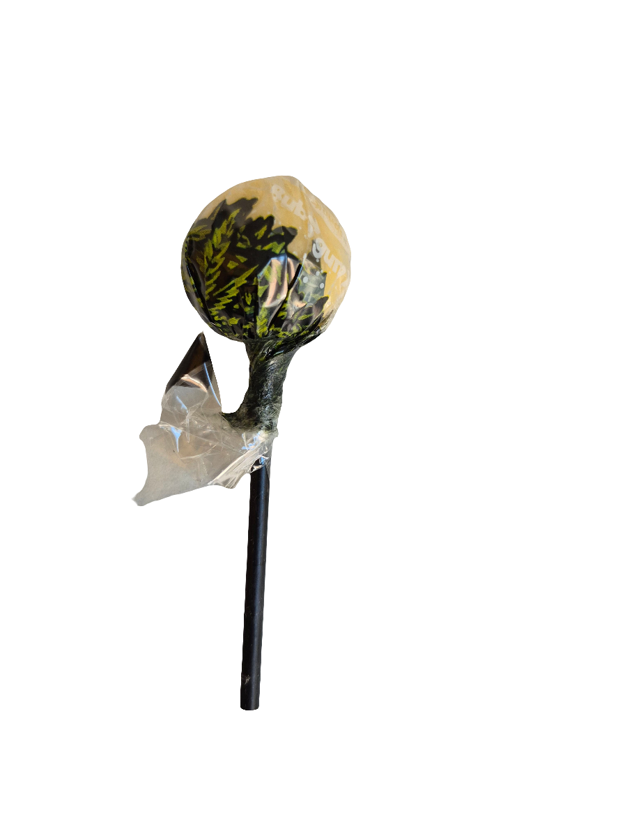 Sucette avec Chewing-gum au CBD 10mg - Lollypops Bubbly Billy buds 20% CBD - Ananas acidulé -