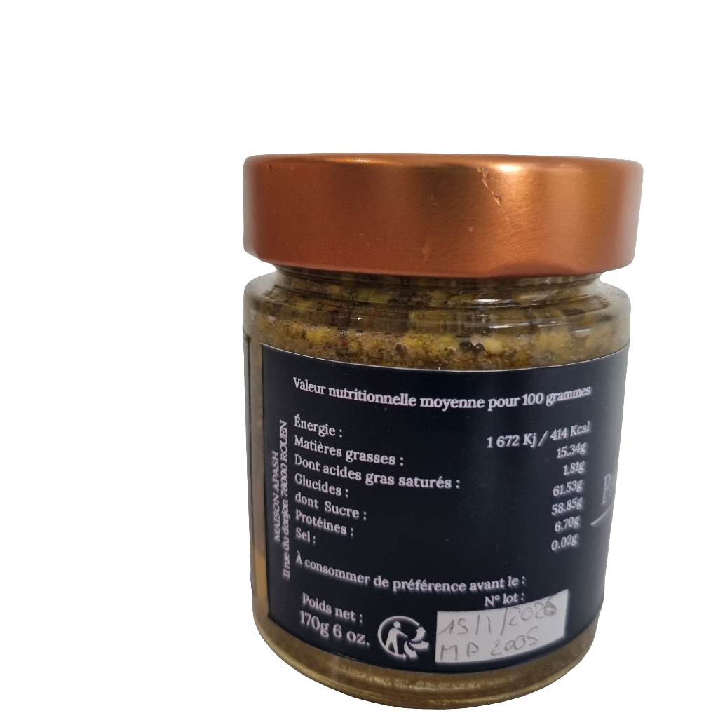 Pâte à tartiner N°1 - Miel, Pistache, Amandes