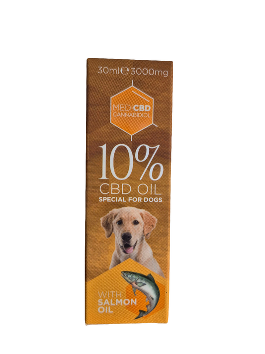 Huile cbd pour chien 10% - 30ml - medicbd- saumon - 3000mg - Jack CBD 