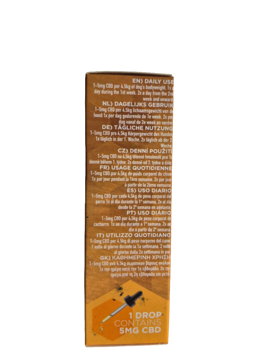 HUILE CBD SPÉCIAL CHIEN - 30ML - 10% - 3000MG - MEDICBD