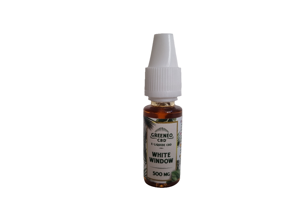 E-liquide CBD - Greeneo - White Widow- 500mg CBD - 10ml - Jack CBD 