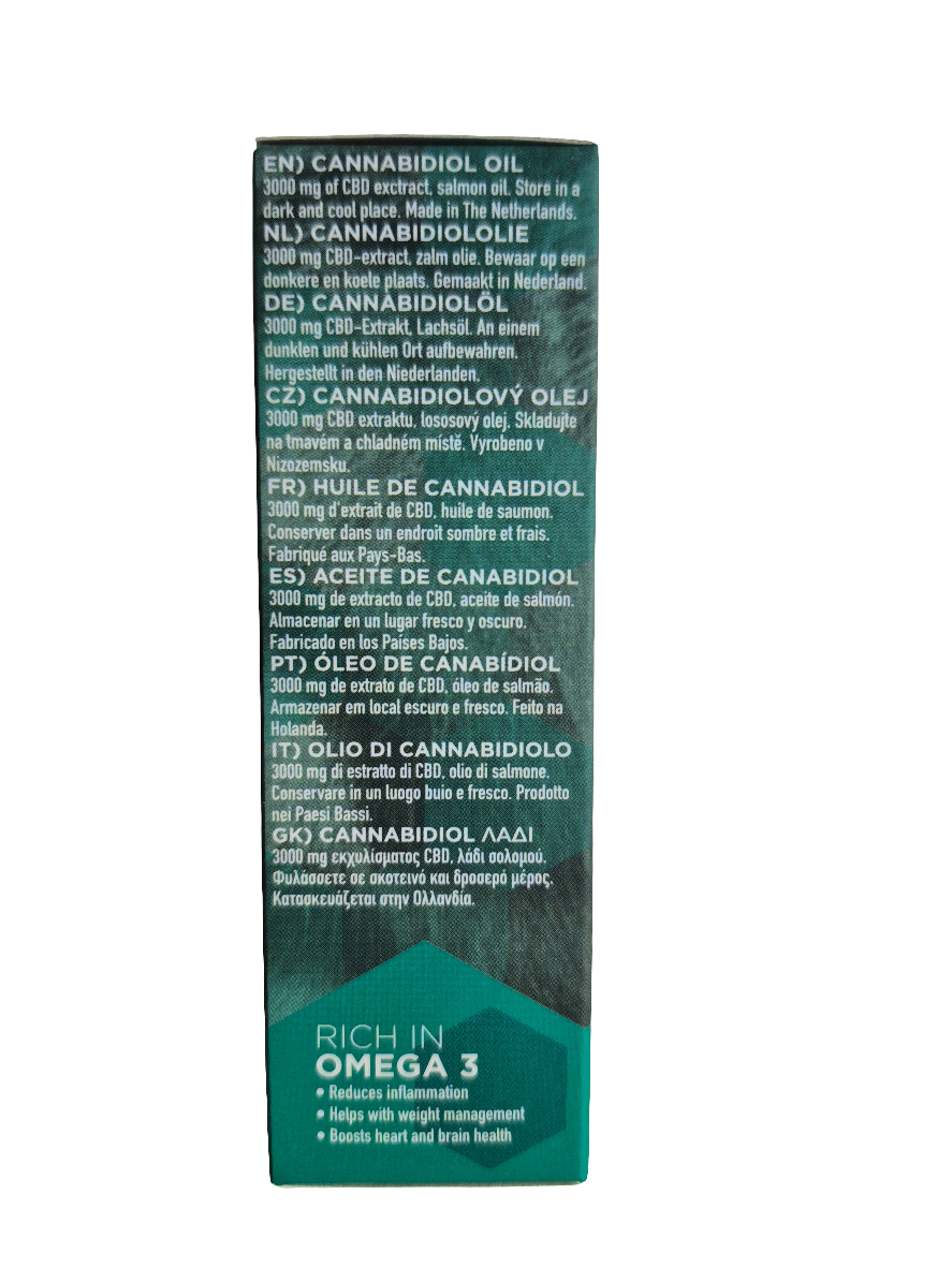 HUILE CBD SPÉCIAL CHAT - 10% - 3000MG - 30ml - MediCBD