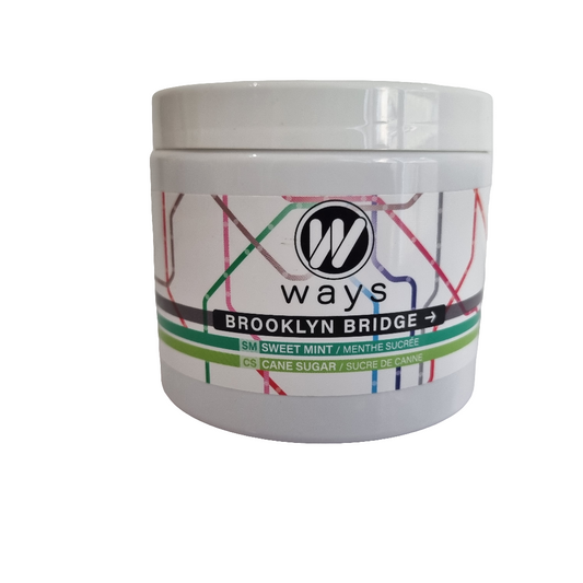 Goût chicha - ways - sans nicotine - Brooklyn bridge - menthe sucrée - sucre de canne - 200g -  Jack CBD