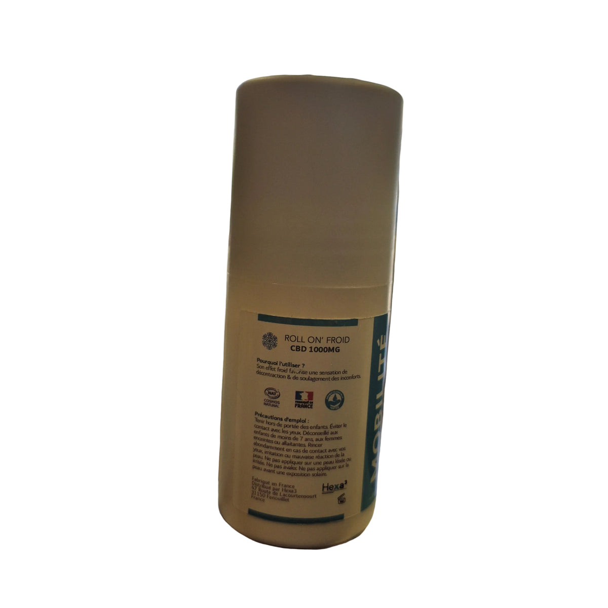 HexaFLEX® Roll On' Froid CBD 1000mg – Soulagement Musculaire & Articulaire